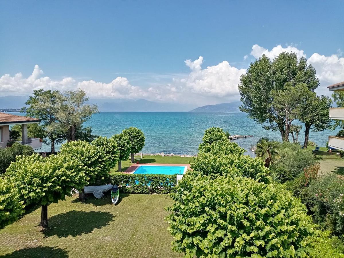 Casa Lugana 15 - Monolocale Con Piscina Fronte Lago Sirmione Zewnętrze zdjęcie